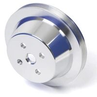 Billet Pulley V-Belt Water Pump SB Ford 289/302/351W 1-Groove Anodised Aluminium