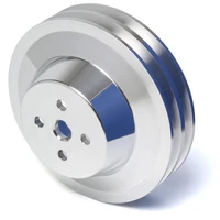 Billet Pulley, V-Belt Water Pump SB For Ford 289 2-Groove, Anodised Aluminium