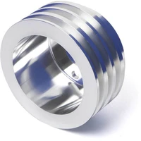 Pulley Crank BB Chev LWP 3 Groove Aluminium