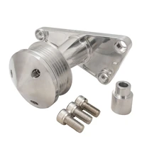 Power Steering Delete Idler Bracket Kit, For Holden Commodore LS VT-VZ, VE-VF, Billet Aluminium, Polished