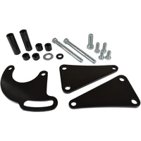 Power Steering Pulley and Bracket Kit suit Sagnaw Series1 For Chevrolet Big Block LWP Black