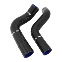 Radiator Hose Kit Silicone Black 5mm Wall 4 Ply For Ford XY Windsor 302 LH Inlet Water Pump Kit
