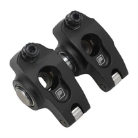 SuperMax Pro 2024 Aluminium Series Rocker Arms Suit Holden V8 VN 5.0L Style Aftermarket Heads 1.65 Ratio 7/16'' Shaft Mount Black Set