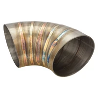 Pie Cut Welded Round Tube 304 Stainless Steel 3.5in 90 deg