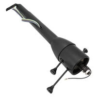Universal Steering Column, Manual Collapsible Column, 5 Position Tilt, 30" Long , Black Powder Coat, Kit