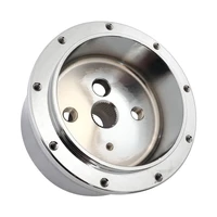 Universal Chrome Billet Steering Wheel Adaptor, Boss Kit, 9 hole , Suits 1967-94 GM Based Column, Each