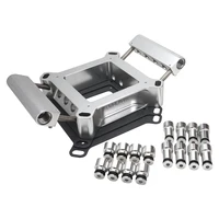 Fuel Injection Conversion Plate Kit Series II 4150 & 4500 Billet Aluminium Silver Universal