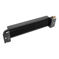 Transmission Frame Rail Oil Cooler Tube & Fin 315mm x 65mm x 45mm AN6 Male Black