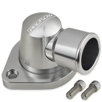 Water Neck Billet Aluminium Silver Anodised 90 Degree Swivel SB & BB For Chrysler