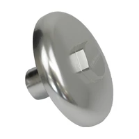 Oil Filter, Sandwich Block Off Plate, Aluminium For Ford 3/4 -16, Silver