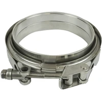 V-band Exhaust Clamp Quick Release Stainless Steel Natural Pipe Kit