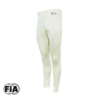 Proforce Fire Retardant Underwear Pants Full Length Nomex White SFI 3.3/5 FIA 8856-2000 Men's Small