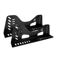 Proforce Seat Mount 125mm Tall Aluminium Black Powdercoat Universal. Heavy Duty Pair