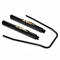 Proforce Seat Brackets Universal Sliding Steel Black Powdercoated Per Seat Kit