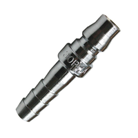 Air Fitting - 3/8" Hose Tail & Hose Clamp - Nitto Style - Hi Flow Series