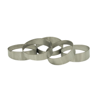 3-1/2in 9' Increments 45' Pie Cut 1D 304 Brushed Stainless Steel