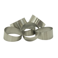4in 15' Increments 90' Pie Cut 1.5D 304 Brushed Stainless Steel