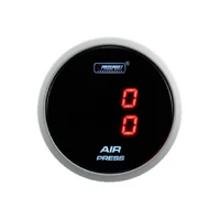 52mm Digital Dual Air Pressure Gauge - Amber