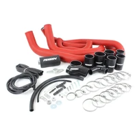 Front Mount Intercooler Boost Tube Kit Only (STi 08-14) Red Piping