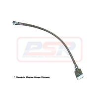 Rear Braided Extended Brake Hose - SINGLE HOSE (Navara D22)