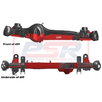 Front Diff Brace and Center Guard Set - Complete Weld On System (Landcruiser 70)