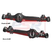 Front Diff Brace System - Weld On - No Center Guard (Landcruiser 80/105)