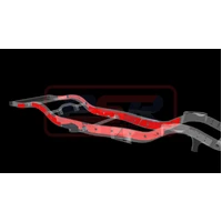 Chassis Bracing for Wagon Long Arm Internal-External (Patrol GQ-GU)