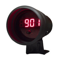 1.5in Shift Light with Digital Tachometer (Aluminium Housing) Black