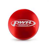 PWR Large Billet Cap Cover - Red
