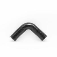2.5" Black Silicone Joiner - 90 Degree Bend