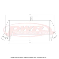Large 68mm Intercooler (Evo 7 01-03)