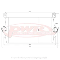 55mm Intercooler (F250/Powerstroke 03-07)