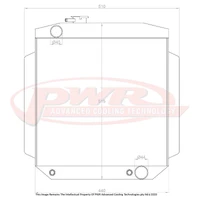 55mm Radiator w/ Opposed Outlets (Mustang 64-66)