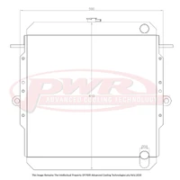 55mm Radiator (LC 75 Series 85-90)