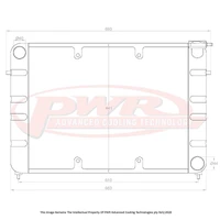 55mm Radiator w/ 16" SPAL Fan Mounts (Commodore 91-00)