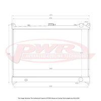 42mm Radiator (Skyline R31 RB30 85-90)