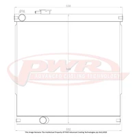 55mm Radiator (Hilux 88)