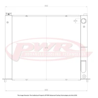 2-Pass 42mm Radiator (300ZX 89-00)