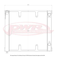 55mm 2-Pass Radiator w/ 16" SPAL Fan Mounts (RX7 89-92)