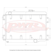 55mm Radiator w/ Twin 10" SPAL Fan Mounts (EH 63-65)
