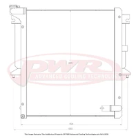 42mm Closemesh Radiator - 90Deg Lower Outlet (Triton ML-MN 06-13)