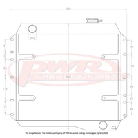 55mm Radiator w/ 16" SPAL Fan Mounts (LC 45 Series 82)