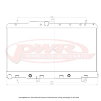 42mm Radiator (Liberty B4 4cyl Turbo 01-03) - Automatic