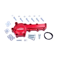Nissan RB Water Pump Delete Red / Billet block