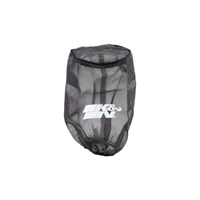 Black Pre Charger Air Filter Wrap - 6" ID x 4.625" Top ID x 9" H