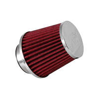 Universal Multi Lingual Clamp-On Air Filter (2.75" ID x 4.5" Base OD x 3.5" OD) - Red