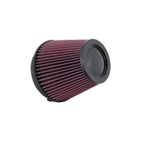 Universal Round Air Filter - Carbon Fibre Top - 6" ID x 7.5" Base OD x 5" Top OD