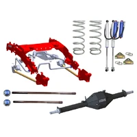 Superior Bolt in Coil Conversion VSB14 Approved 2 Inch (50mm) Lift Kit with Track Corrected Chromoly Diamond Diff Housing w/Remote Reservoir Shocks (R