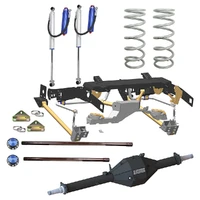 Superior Weld in Coil Conversion VSB14 Approved 2 Inch (50mm) Lift Kit with Track Corrected Chromoly Diamond Diff Housing w/Remote Reservoir Shocks (R