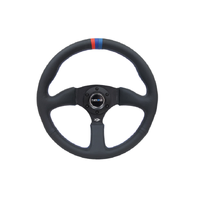 Reinforced Steering Wheel 350mm Comfort Black w/ M3 Stripe